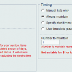 A guide to auction length and timing of auctions using OMINS