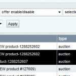 Enable/Disable Offer on Multiple Products